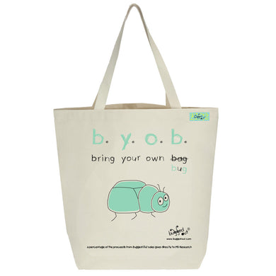 Bugged Out beetle tote bag