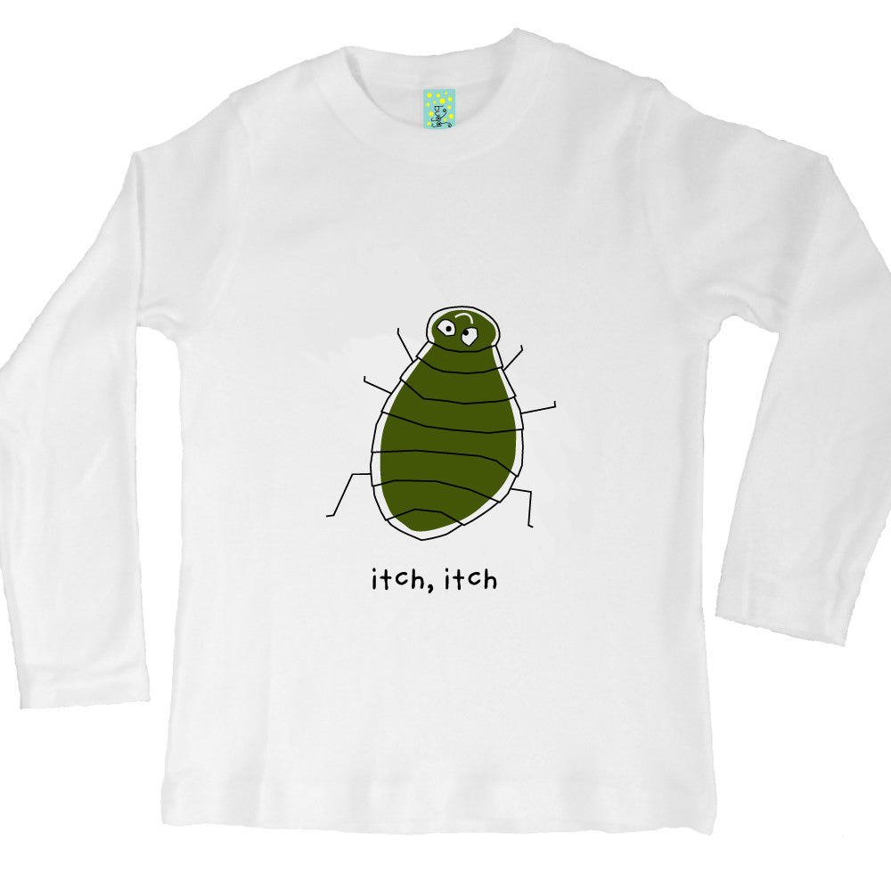 Bugged Out flea long sleeve kids t-shirt