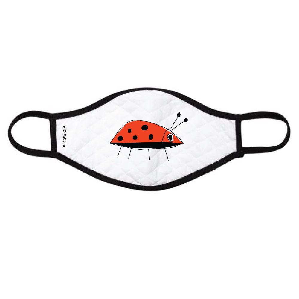 Bugged Out ladybug face mask