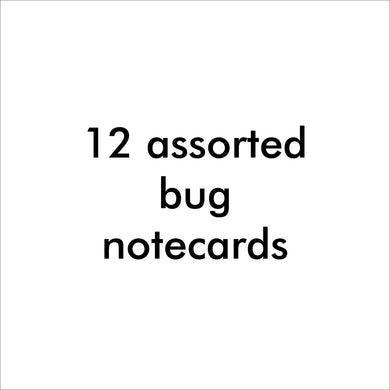 Bugged Out assorted bug note cards