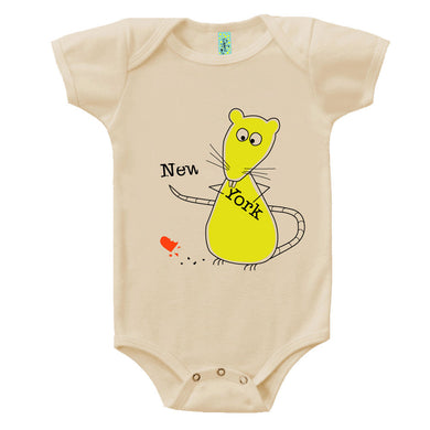 Bugged Out rat short sleeve baby body