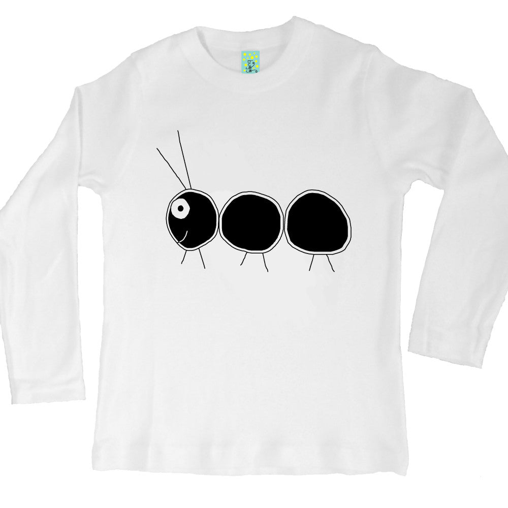 Bugged Out ant long sleeve kids t-shirt