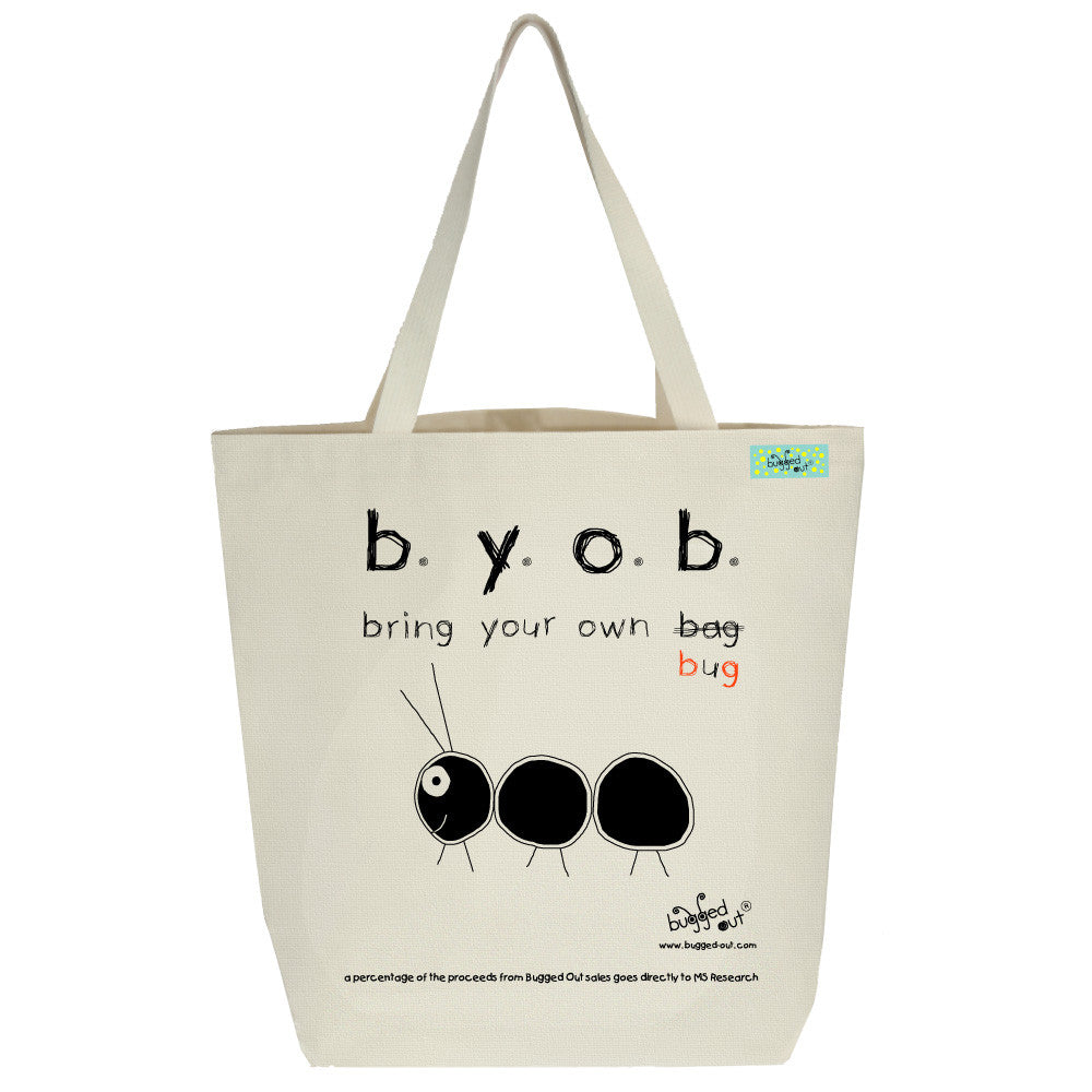 Bugged Out ant tote bag