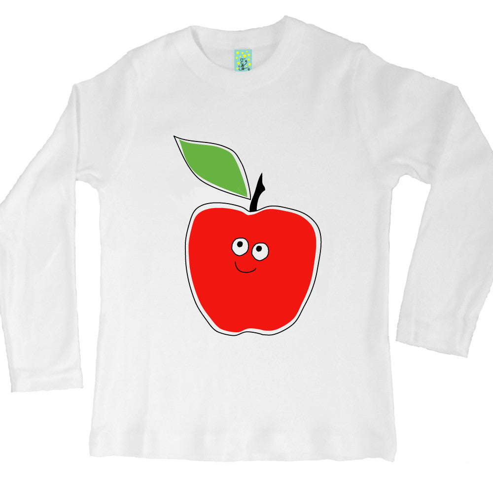 Bugged Out apple long sleeve kids t-shirt