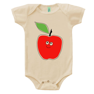 Bugged Out apple short sleeve baby body