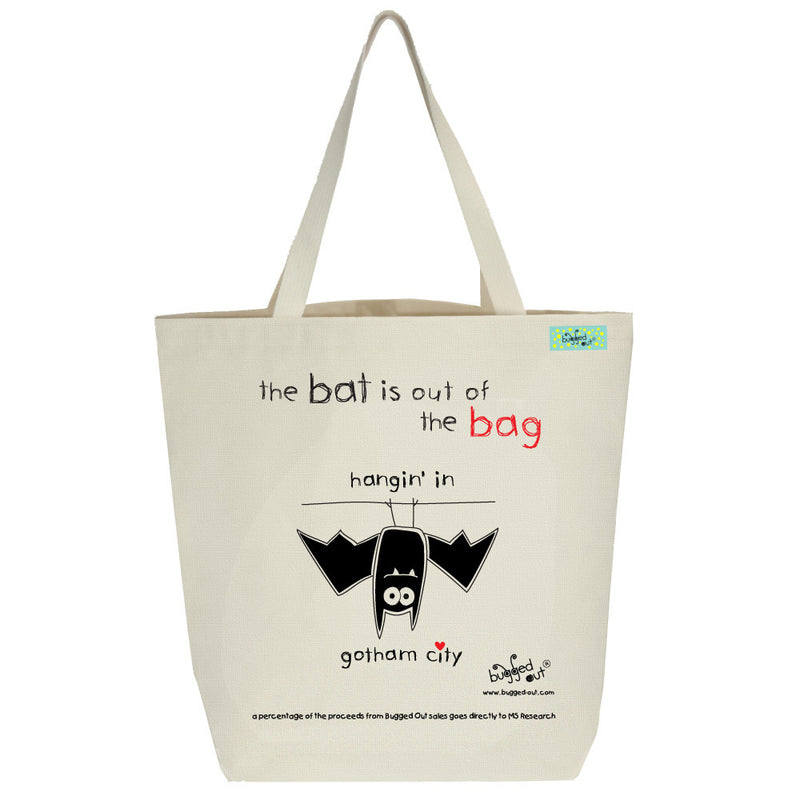 Pastel Bat Canvas Tote – Honey Dazed