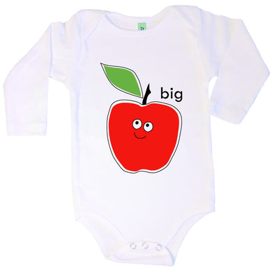 Bugged Out big apple long sleeve baby onesie