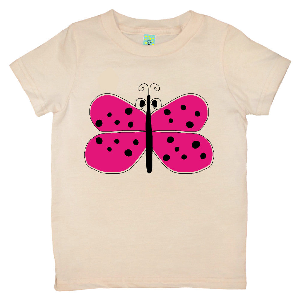 Bugged Out butterfly short sleeve kids t-shirt