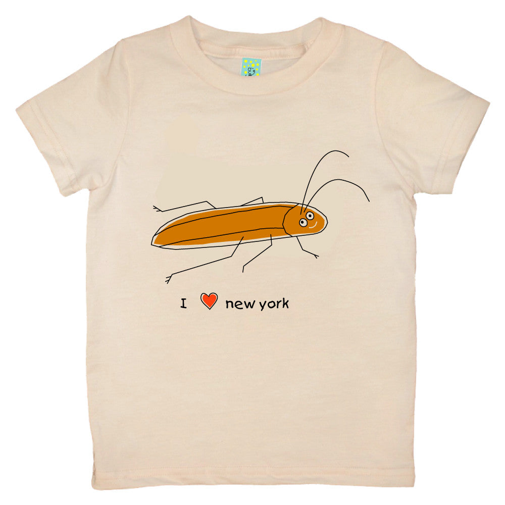Bugged Out cockroach short sleeve kids t-shirt