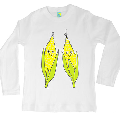 Bugged Out corn long sleeve kids t-shirt