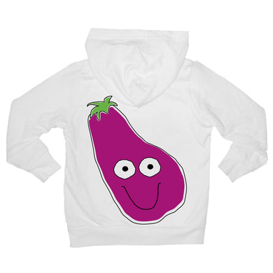 Bugged Out eggplant baby hoodie