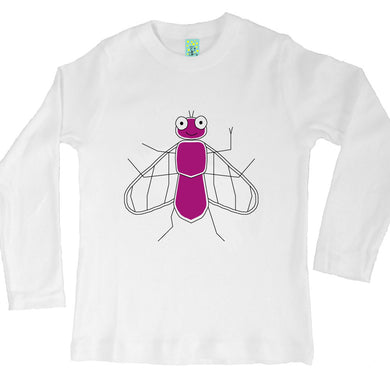 Bugged Out fly long sleeve kids t-shirt
