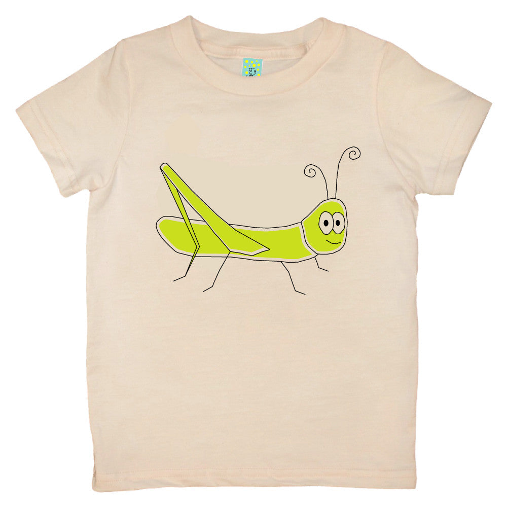 Bugged Out grasshopper short sleeve kids t-shirt