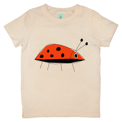 Bugged Out ladybug short sleeve kids t-shirt