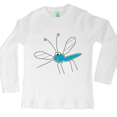 Bugged Out mosquito long sleeve kids t-shirt