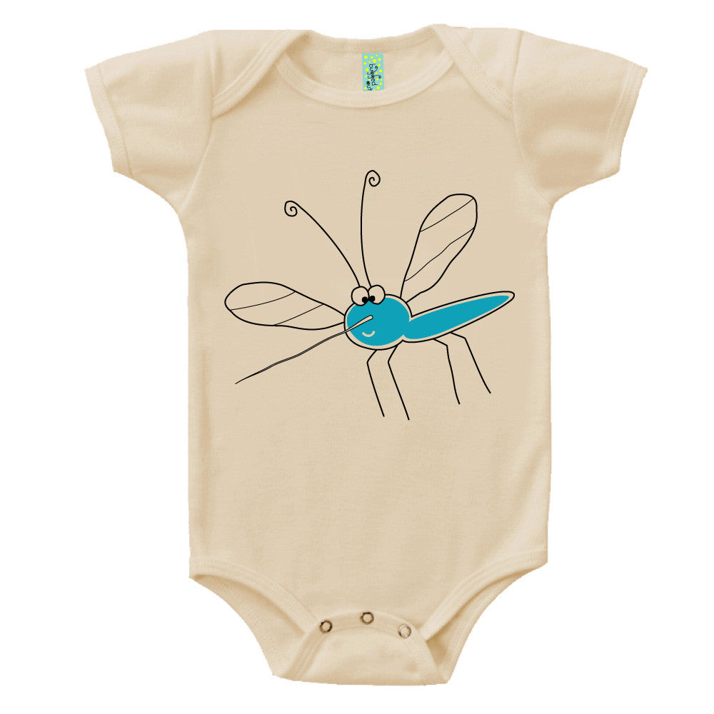 Bugged Out mosquito short sleeve baby onesie