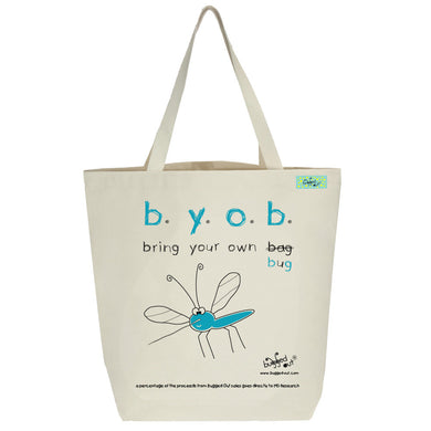 Bugged Out mosquito tote bag