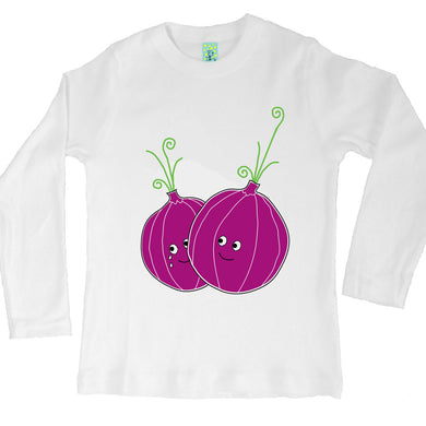 Bugged Out onion long sleeve kids t-shirt