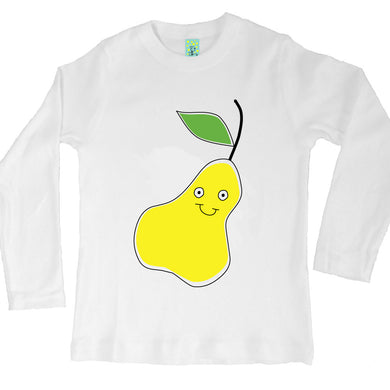 Bugged Out pear long sleeve kids t-shirt