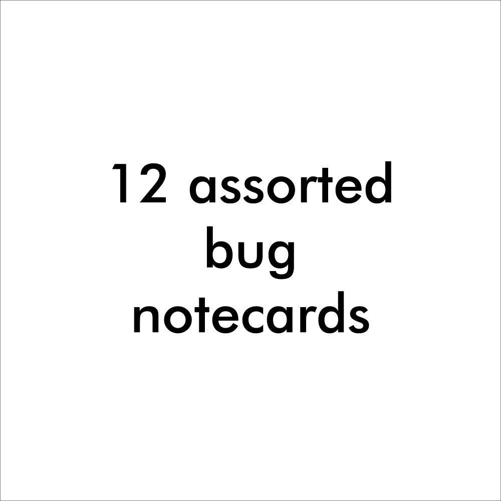 Bugged Out assorted bug note cards