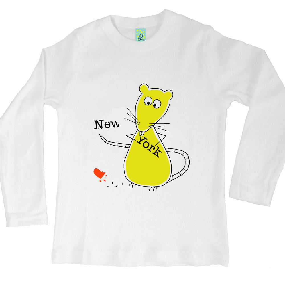 Bugged Out rat long sleeve kids t-shirt