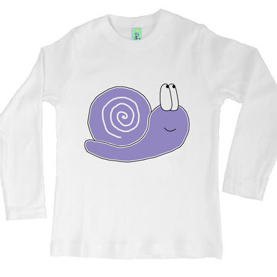 Bugged Out snail long sleeve kids t-shirt
