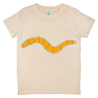 Bugged Out worm short sleeve kids t-shirt
